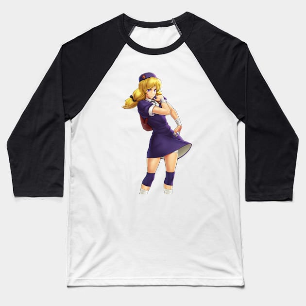 Hinako Shijou Baseball T-Shirt by hybridmink